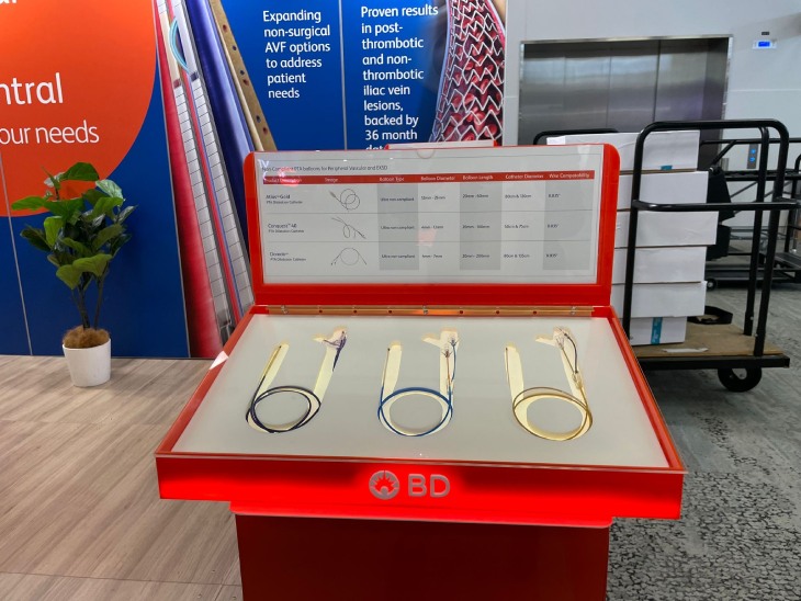 BD display stands for tradeshow close up