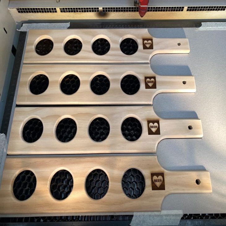 Example projects for events, promotions and marketing agencies 33 Beer paddles