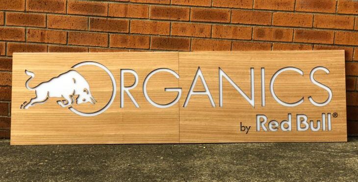 Example projects for events, promotions and marketing agencies 19 Organics Red Bull sign