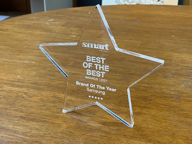 Samsung brand of the year award