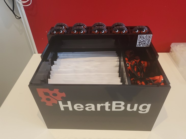 commercial laser cutting Heartbug custom box