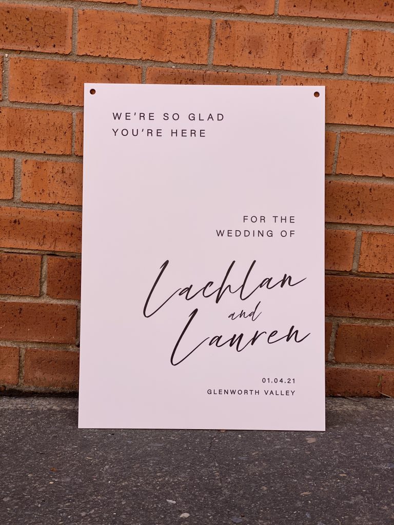 image of a signage for weddings